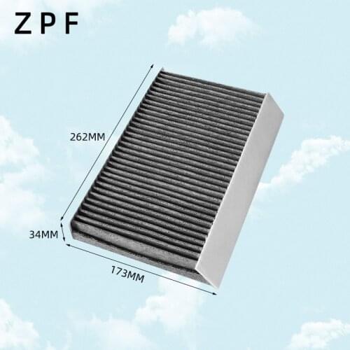 Wholesale CUK26005 Factory Outlet OEM 272778970R Activated Carbon Car Cabin Air Filter for Fluence Megane III 262*173*34mm