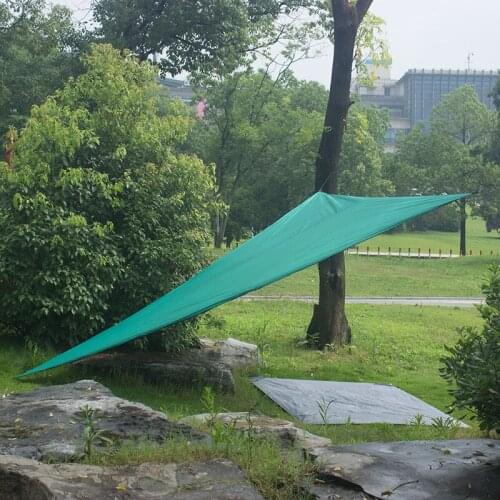 Portable Camping Windproof and Waterproof Outdoor Products Triangle Canopy Tent Park Hiking Camping Sunshading Sail Canopy Tent
