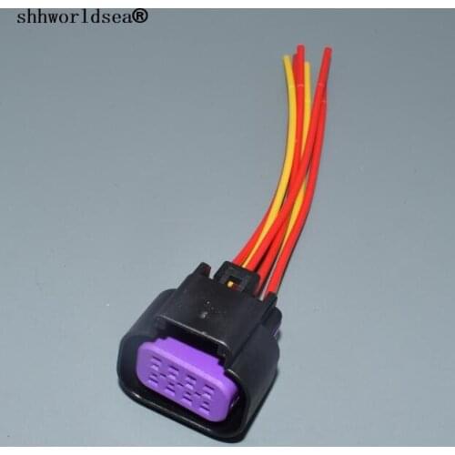 Worldgolden 8 Pin 1.5mm Automotive plug throttle plug with end with Terminal female connector