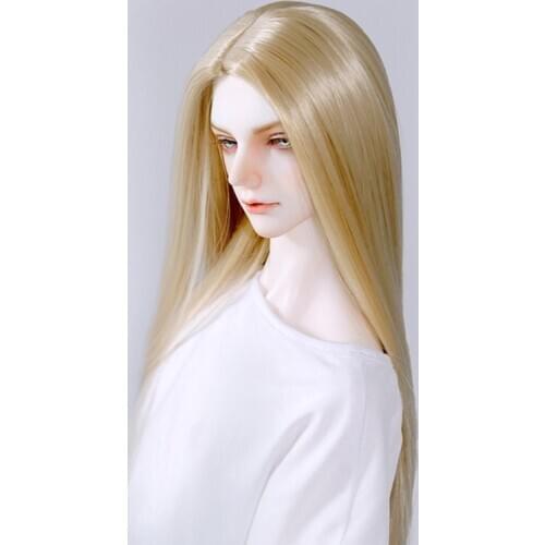 1/3 1/4 1/6 1/8 Bjd SD Doll Wig high quality soft wig Wire Long Straight Black Golden white Colors BJD Doll Hair Many Colors