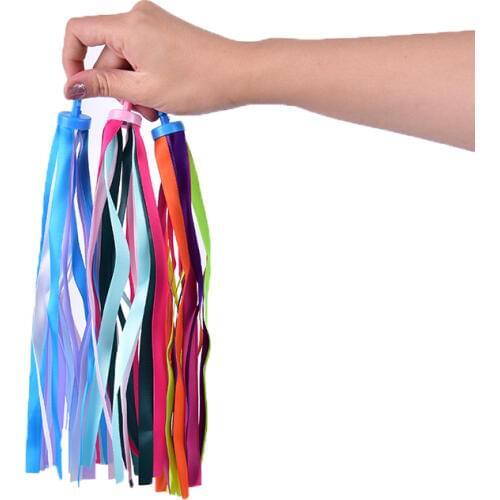 1 Pair Kids Girls Boys Bike Handlebar Toy Children Bike Streamers Bicycle Handlebar Ribbon Kids Scooter Tassels