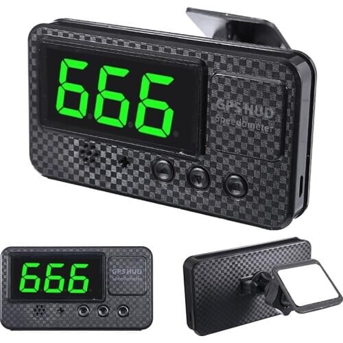 1pc Car GPS Speedometer Universal HUD Heads Up Digital Speed Display Vehicles Motorcycle Scooter Auto Accessories Parts