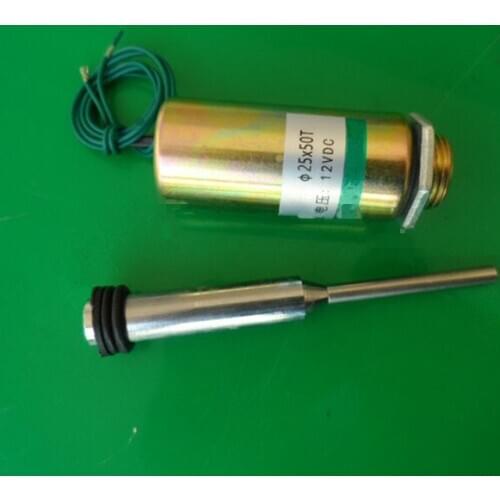 1pc DC push solenoid 25/50T 12V 24V solenoid