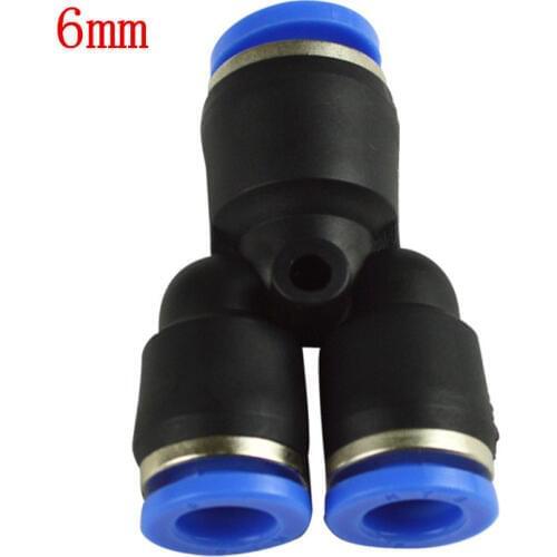 10 pcs PY6 6mm Y Union Tube Quick Connecting One Touch Fittings PY-6