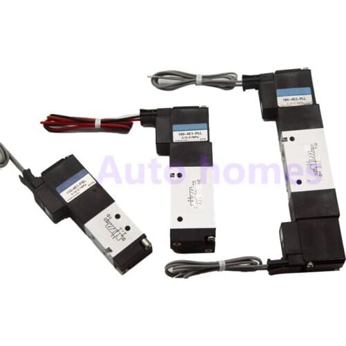 2 Way 5 Port pilot solenoid valve 180-4E1-83-PSL Pneumatic control valve AC220V single solenoid