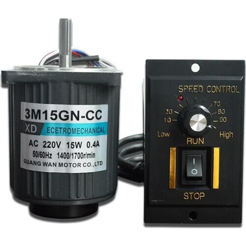 220V AC motor 15W speed motor 1400rpm/ 2800 rpmhigh-speed micro single-phase reversing small motor