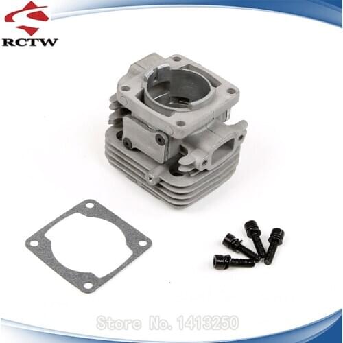 32CC Engine 4 Bolt Cylinder Fit Zenoah CY for 1/5 HPI Rofun Rovan Km BAJA 5B 5T 5SC Losi Rc Car Parts