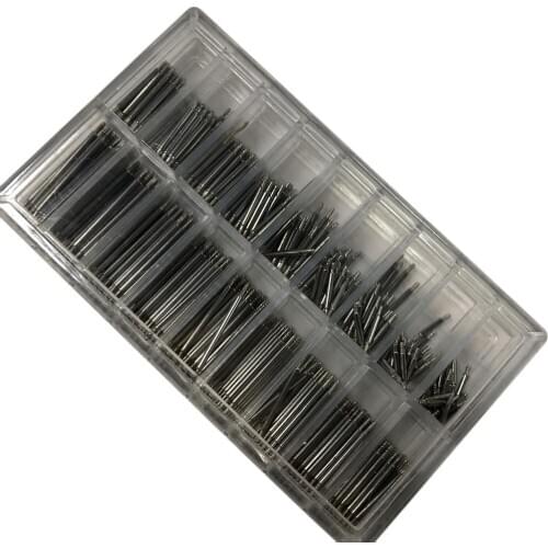 360pcs 8-25mm Stainless Steel Watch Band Strap Spring Bar Link Pins Remover New Silver Watch Band Spring Bars Strap watch tools