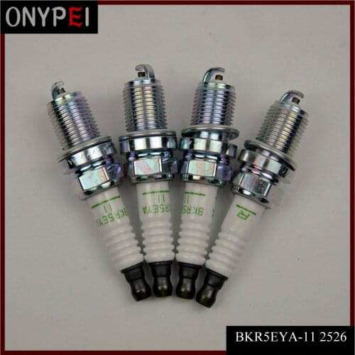 4 PCS BKR5EYA-11 2526 Spark Plug For Toyota Previa Tacoma Supra Paseo Lexus BKR5EYA11