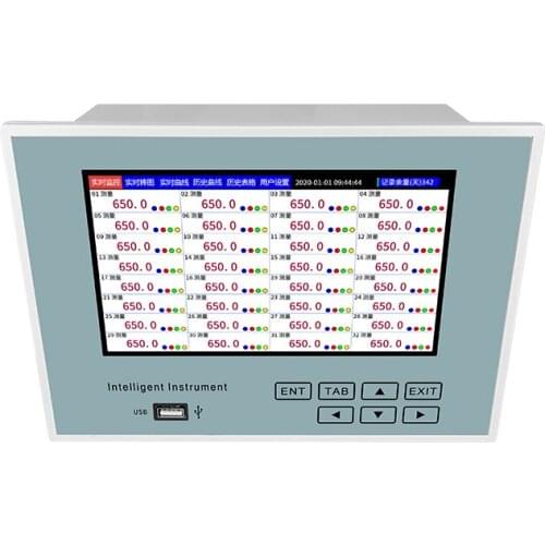 5 3 4 6 8 9 10 12 16 32 24 way Multiple channel paperless recorder temperature recorder pressure