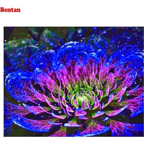 5D Diamond Painting Needlework Full Square Round Drill DIY Color Flower 3D Diamond Embroidery Dream Art Cross Stitch Decoration
