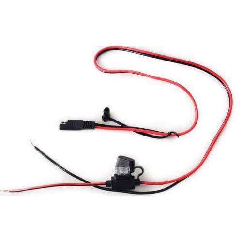 Car Auto Boat 2.5FT/15A SAE Quick Release Plug Extension Cable Heavy Duty Power Supply Cord for Solar Panel Car Battery