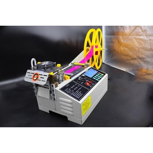 988T Automatic tape cutting machine by computer hot and cold cutting machine elastic tape cutting machine 110V / 220V 400W