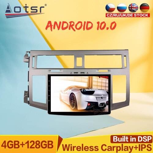 Car Android Player For Toyota Avalon 2006 -2012 Multimedia Radio Stereo PX6 4+128G Car GPS Navigation Carplay DSP 4G LTE WIFI BT