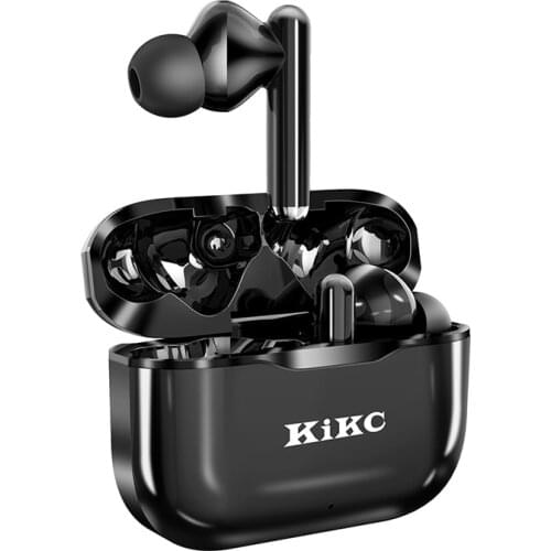 KIKC Earphones Wireless TWS Headset Earbuds Waterproof Music Bluetooth ABS Earphone For Huawei Xiaomi Iphone