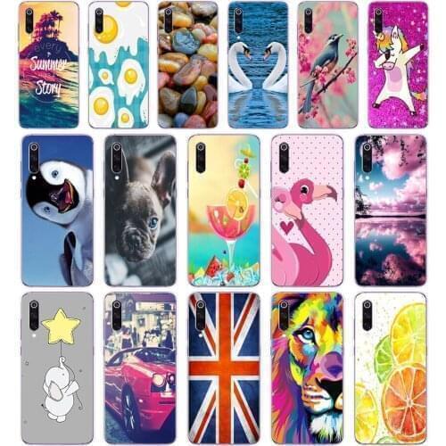A case for xiaomi mi 9 case cover cute Silicone Soft coque housing For Xiaomi Mi9 Xiaomi 9 SE Phone cover Shell bumper