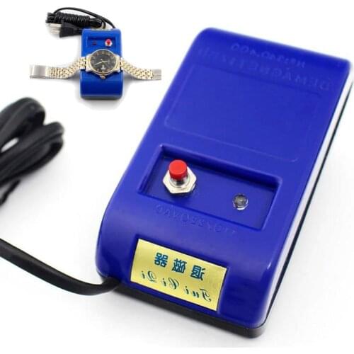 Watch Demagnetizer Mechanical Quartz Watch Repair Tool Electrical Professional Demagnetize Tool for Watchmaker US EU Plug