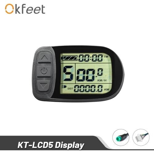 Okfeet KT-LCD Ebike LCD5 Display Electric Bicycle Bike 36V 48V LCD3 LED Display for Electric BIke KT Controller
