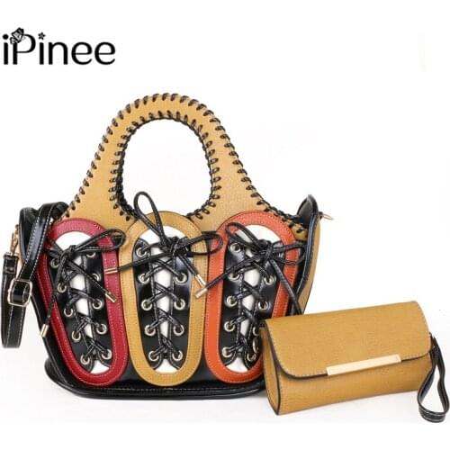 IPinee Designer Weave Handbag PU Leather Bag 2021 Fashion Women Bags Shoulder Luxury brands Bag bolsa crossbody