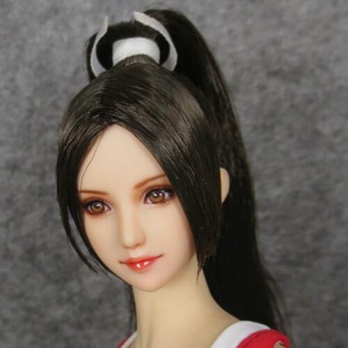 Estartek KE43 Customized Full Hand Makeup 1/6 Obitsu Mai Shiranui Cosplay Head Sculpt
