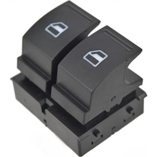 Control Switch Button Skoda Octavia Jingrui Car Window Interiors 1Z0959858 Durable Useful Doubble ABS 1pcs Glass Lifter Lift