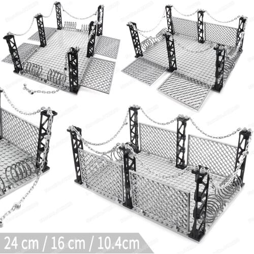 Furnishings Building Block Model Moc Military Figures Prison Weapons WW2 Experiment Base Assembly Diy Child Gift Educational Toy