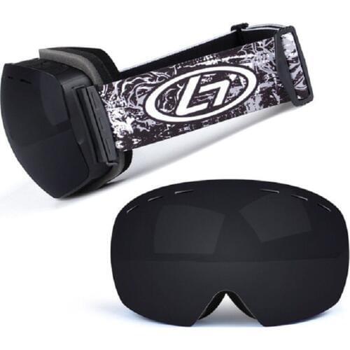 Snowboarding Goggle Mask Women Men Skiing Glasses Snow Double Lens Layer Snowboard Goggles Anti Fog Big View Myopia Ski Eyewear