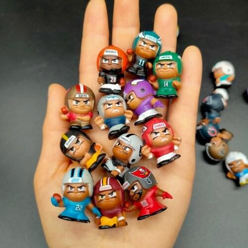 SEND RANDOMLY Lot 10pcs/set ALL DIFFERENT TEENYMATES FOOTBALL Any Series Sports Star 1“ Mini Figures Fans Kids Collection Toys
