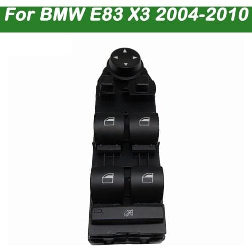 High Match With Fold Function Front Driver Window Switch for BMW X3 E83 2.0d 2.0i 2.5i 3.0d 3.0i 61313414355 61313413431