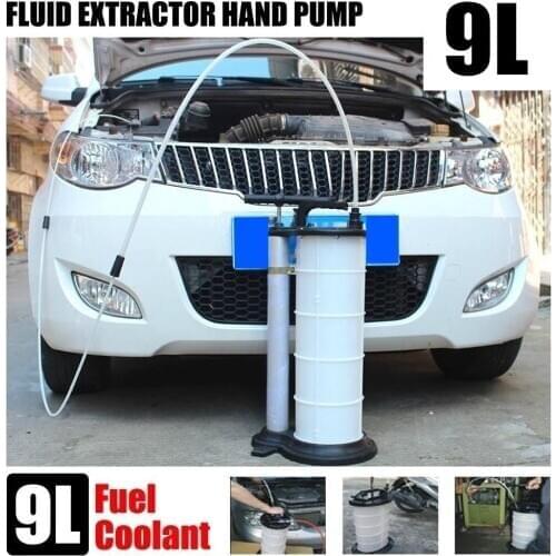 9L Vacuum Oil Fluid Suction Extractor Changer Manual Car Fuel Pump Tank Remover