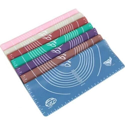 Silicone Rolling Cut Mat Fondant Clay Pastry Icing Dough Cake Sugar-craft Pad Bakeware Tool