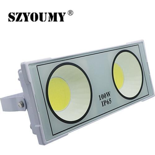 SZYOUMY LED Flood Light IP65 WaterProof 100W 200W 300W 220V 230V Flood Light Spotlight Outdoor Wall Lamp Garden Projector