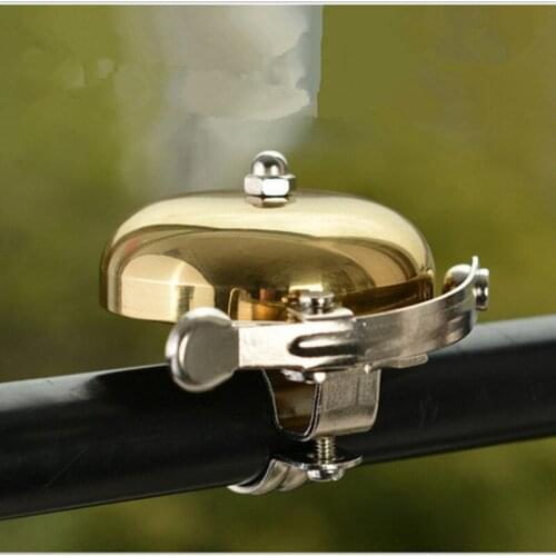 Vintage Classic Bicycle Bell Ring Cycling Bike Brass Retro Upgrades Cycling Bike Warning Horn Loud Gold Silver Bicycle Accessory