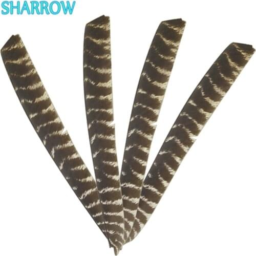 12/24/36Pcs Archery Turkery Feather Arrow Fletches Natural Left/Right Wings Vanes Hunting Training Shooting Accessories DIY Tool