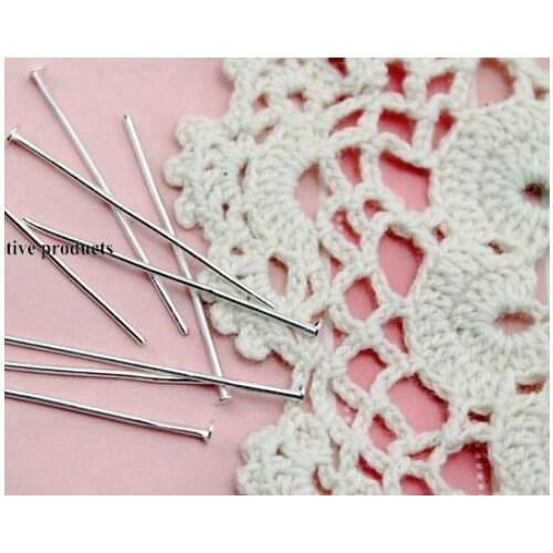 30mm 200pcs Silver Mixed Metal Color Eye Head Pin Needles Beads Supplies for Jewelry Making Accessories Earring Findings Diy s3e