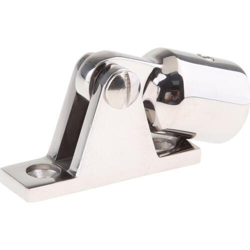 316 Boat Stainless Steel Bimini Top Marine Hardware Deck Hinge Mount