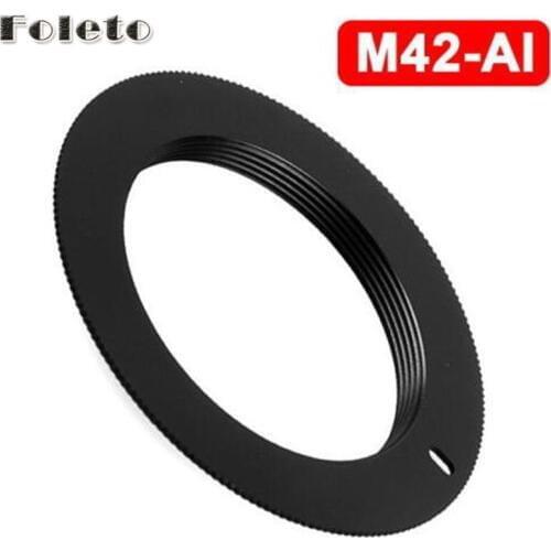 5pcs M42 Lens to for NIKON Adapter Ring For D700 D300 D5000 D90 D80 D70 d5100 d5200 d750 made of metal M42-AI