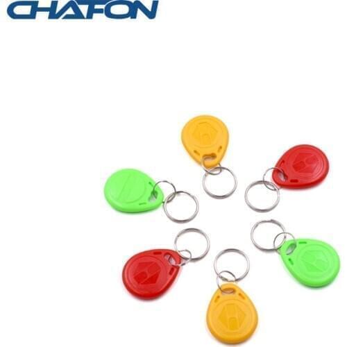 Chafon 100pcs rewritable key tag 125KHz em4305 copy rewrite ID keyfobs proximity reading use for access control