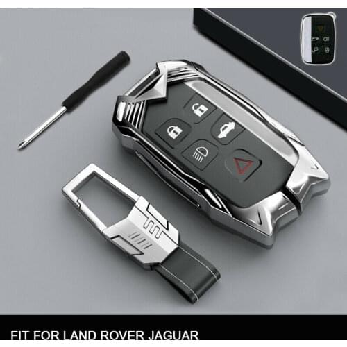 Zinc Alloy Car Key Case for Land Rover Range Rover Sport A9 Discovery 2 3 4 Sport for Jaguar XF A8 A9 X8 XE XF XFL Remote Cover