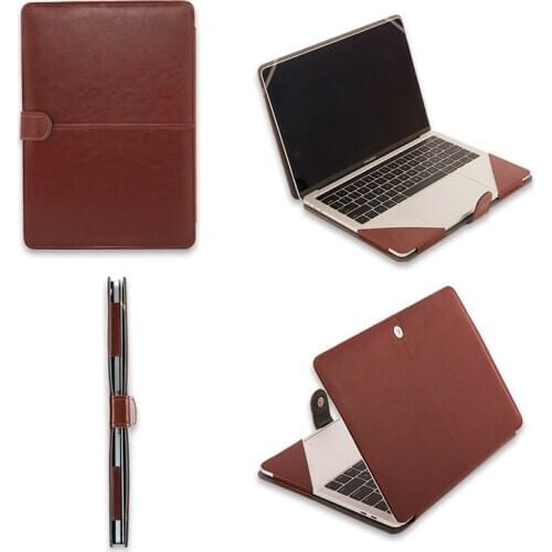 11 12 13 15 16 inch PU Leather Laptop Case Bag For 2020 A2337 A2338 New Apple Macbook Air Pro Retina Touch Bar A1370 A1502 A2251