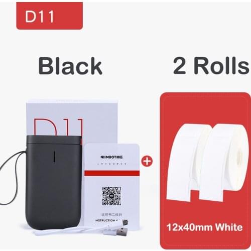 D11Cable printer Lable thermal Printer Mini Handheld Sticker Cable Label Printer Bluetooth Connection For Mobile Android And iOS