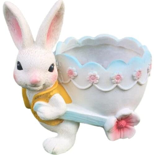 Bonsai Container Plant Garden Tool Holder Flower Pot Resin Mini Vivid Gardening Adorable Planter Decoration. Handmade Craft