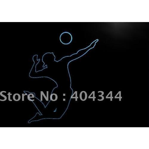 LK382- MENS SAND VOLLEYBALL Display LED Neon Light Sign home decor crafts