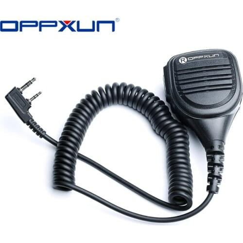 PTT Handheld Microphone Speaker Mic for Baofeng UV5r UV-5R UV-82 BF-888S GT-3TP Kenwood TK-3107 HYT Walkie Talkie Two Way Radio