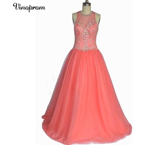 Sheer Sleeveless Baby Pink Ball Gown Quinceanera Dresses V Neck Lace Appliques Lace up Long Prom Sweet 16 Gowns Organza Quincean