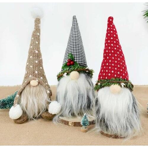 Christmas Faceless Doll Ornaments Xmas Tree Pendant Christmas Decorations For Home 2021 Navidad Natal Kids Gift New Year 2022