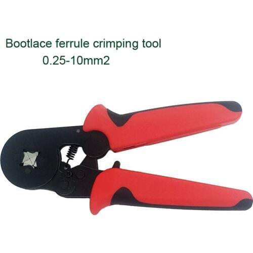 LSC8-6-4 self-adjusting crimping plier for press cable ferrules 0.25-6mm2,cable end sleeve crimping tool electrical wiring tools
