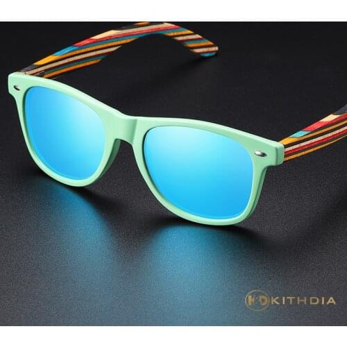 KITHDIA 2020 Classic Frame Driving Sunglasses Women/Men Brand Designer Natural Wooden Sunglasses Retro Modis Oculos For s5085