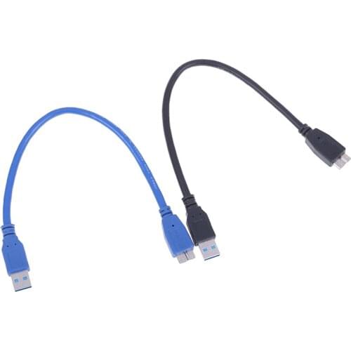30cm super speed usb 3.0 male a to micro b cable for external hard drive disk