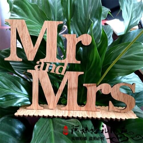 Wedding decoration props wedding supplies Wooden Alphabet ornaments in stock home decor modern home decor